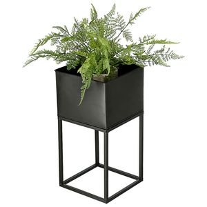 Kvetináč kovový čierny 40cm, 69772