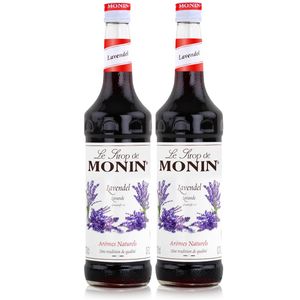 Monin Sirup Lavendel 700ml - Cocktails Milchshakes Kaffeesirup (2er Pack)