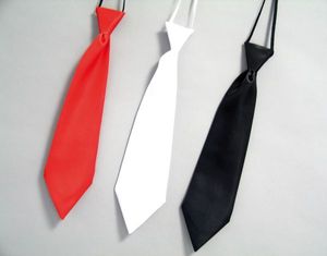 Kostüm Zubehör Satin Krawatte 42cm zu Karneval Fasching schwarz