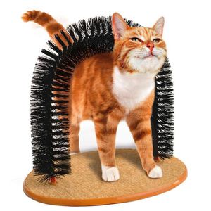 The Purrfect Cat Arch Massage- und Fellpflegebogen für Katzen, mit Katzenminze