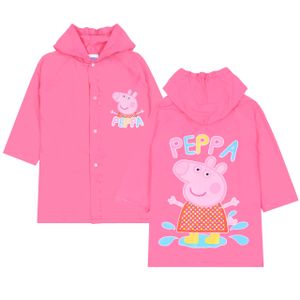 Peppa Pig Peppa Wutz Pinker Regenmantel mit Kapuze, für Mädchen 2-3 Jahre