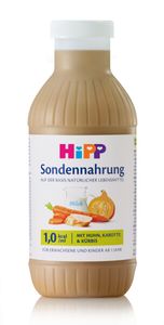 Hipp Sondennahrung Huhn Karotte  Kürbis Kunst.Fl. 12X500 ml