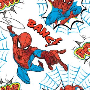Disney - Tapete - Marvel - Spiderman Pow! - Rot/Blau/Weiß - 10mx53cm