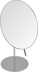 DEUSENFELD SK70C - Stand Kosmetikspiegel, 7x Vergrößerung, einseitig, Ø20,8cm, schwere Qualität, verchromt