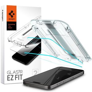 Spigen Glas.tR EZ Fit (2 balení) pro iPhone 15 Pro Max Transparency
