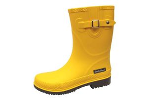 Bockstiegel Lotte-K Gummistiefel in Übergrößen Gelb  10323_1 gelb/grau  große Unischuhe, Größe:43