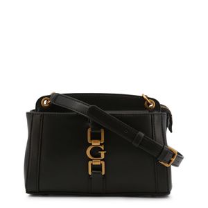 Guess Damen Handtasche Umhängetasche Schultertasche Tasche, elegant, Größe:Einheitsgröße, Farbe:Schwarz