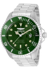 Invicta Pro Diver 35719 - Pánské Náramkové Hondiky - Automatické - Nerezová ocel s zeleným ciferníkem - 47mm