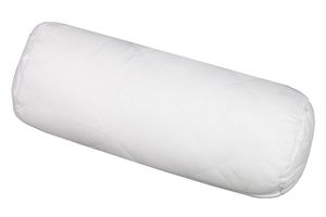 Nackenrolle Kissen, 15x40 cm, weiß