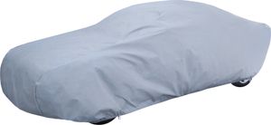 Cartrend Autoabdeckung Vollgarage Wasserdicht schneedicht UV-beständig Atmungsaktive Abdeckplane für Limousine Perfekt für Sommer und Winter Limousine  Silber 430x180x150 cm