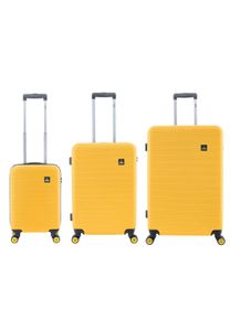 National Geographic Koffer-Set ABROAD mit 3 Größen Yellow One Size