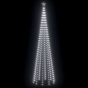 vidaXL Weihnachtsbaum-Dekoration Kegelform 752 LEDs 160x500cm Kaltweiß