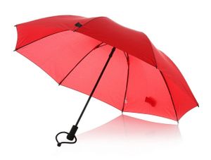 EuroSCHIRM Swing liteflex, Full-sized, Rain umbrella, Rund, Rot, Fiberglas, Polyester