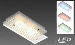 Briloner LED Deckenleuchte Fernbedienung Spotbalken 2 Flammig Lampe Leuchte  3621-022