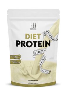 HBN - Diet Protein - 700g : Strawberry I Protein I Casein I Whey I Milchprotein I Diät I Fettabbau I Abnehmen I Gesundheit I Fitness
