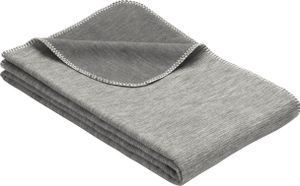 Ibena Jacq. Bavlnená deka Grey Lausanne GOTS Certified 2163