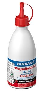 Bindan-P Propellerleim Holzleim 280 g Flasche inkl.  Microfasertuch (100% Polyester) und Pinsel