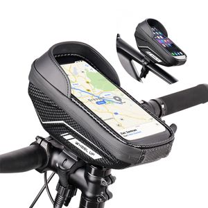 MidGard Multifunktions-Fahrrad-Rahmentasche, Lenkertasche wasserabweisend, Smartphone-Halterung, Handy-Tasche für Fahrrad, e-Bike