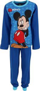 Disney Micky Maus Pyjama Schlafanzug aus weicher Baumwolle Nachtwäsche für Kinder 4 Jahre Dunkelblau