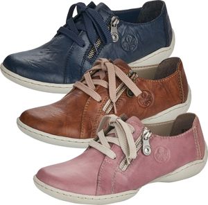 Rieker Damen Halbschuhe Sneaker Schnürschuhe 58821, Größe:39 EU, Farbe:Braun