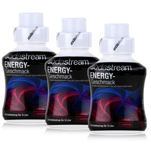 SodaStream Getränke-Sirup Softdrink Energy Geschmack 375ml (3er Pack)