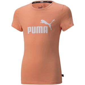 PUMA Essentials Logo T-Shirt Mädchen peach pink 176