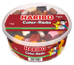 Haribo Fruchtgummi und Lakritzprodukte - Color Rado, 1000g
