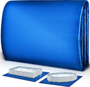 tillvex Poolunterlage 488 x 488 cm Bodenplane Bodenschutzplane Pool Bodenschutz Folie