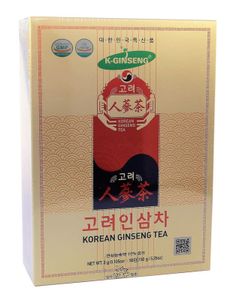Korean Ginseng Tea (50x 3g) | Instantzubereitung für Teegetränk mit weißem Ginseng-Extrakt
