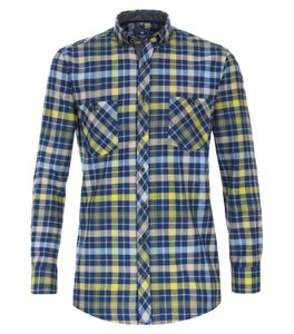 Redmond - Comfort Fit - Herren Flanell Hemd in verschiedenen Farben kariert (232145111), Größe:6XL, Farbe:Grün(60)