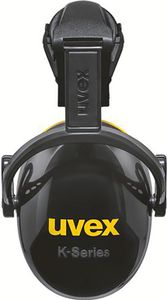 uvex Kapselgehörschutz K20H 2630220 schwarz, gelb SNR 30 dB Größe L, M, S