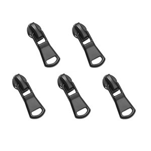 INF Reißverschluss 5er-Pack Schwarz 4-4.6 mm