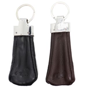 Safekeepers 2 Schlüsselanhänger mit Münzfach Rindleder Schlüsseltasche Schlüsseletui - Schlüsselmäppchen - Schlüsseltaschen, Rindsleder in echter Qualität