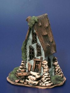 Keramikhaus / Lichthaus - The Phantastic Houses - Henkershaus (weiß)