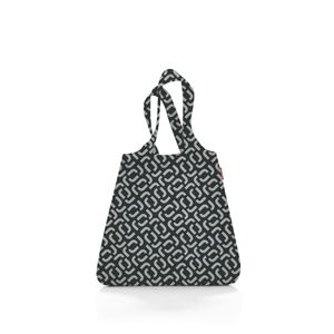 reisenthel mini maxi shopper, nákupná taška, nákupná taška, nákupná taška, taška, polyesterová tkanina, Signature Black, 15 L, AT7054