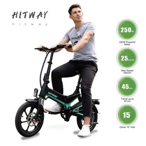 Elektrofahrrad, faltbares E-Bike Fahrrad für Erwachsene mit Abnehmbarer Batterie 16 Zoll Reifen 250W Motor Magnesiumlegierung Rahmen und 3 Geschwindigkeitsmodi, Hchstgeschwindigkeit 25 km/h