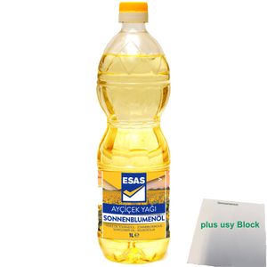 ESAS Sonnenblumenöl (1L Flasche) + usy Block
