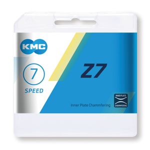 KMC Z7 7 Gang Schaltungskette Fahrradkette Kette Fahrrad Missing Link Z-Bridge 1/2" x 3/32" x 114