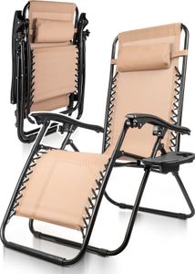 MalTec lehátko skládací Paradise Beige zahradní lehátko měkká opěrka hlavy lehátko s policí plynulé nastavení MalTec lehátko skládací Paradise Beige zahradní lehátko měkká opěrka hlavy lehátko s policí plynulé nastavení
