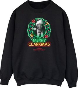National Lampoon's Christmas Vacation - pánská mikina "Greyscale Clarkmas" - vánoční design BI2089 (XL) (Black)
