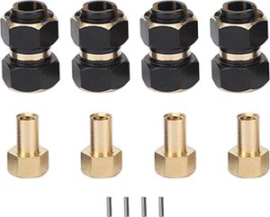 4ks RC HEX Hub 10mm Messingräder Verlängerungsantriebsadapter für Traxxas TRX4M 1/18 Crawler