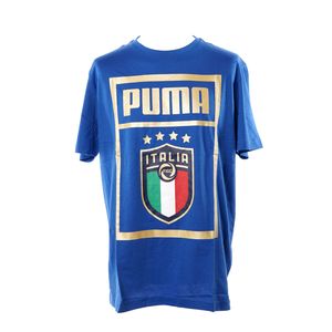 Tričko PUMA Herren FIGC DNA, Team Power Blue/Team Gold, XL