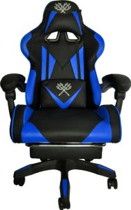 Malatec 8978 Krzesło do gier czarne - niebieskie 13836