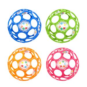 Oball Detská hrkálka Shake Ball Senzorická hračka na uchopenie lopty SORTED COLOUR