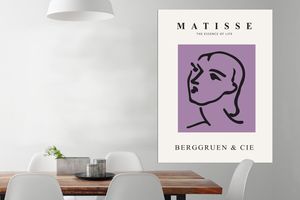 MuchoWow® Poster Matisse - Abstrakt - Alte Meister - Frau 90x120 cm - Wohnzimmer