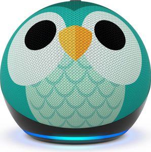 Inteligentný reproduktor Amazon Echo Dot Kids 5. generácie (2022) s Alexou a rodičovským ovládaním, vek 3+ - Soví dizajn