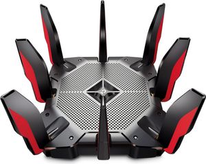 TP-LINK AX11000 - Wi-Fi 6 (802.11ax) - Trójzakresowy (2,4 GHz / 5 GHz / 5 GHz) - Wbudowany port Ethernet - Czarny - Router stołowy