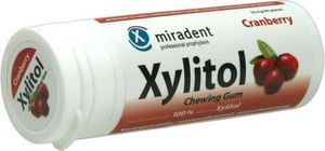 Miradent Xylitol Žuvačky Brusnica 30 St