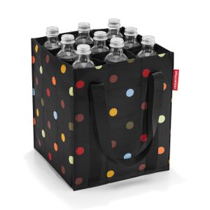 Reisenthel bottlebag, Torba na butelkę, Czarny, Poliester, Wzór, Wzór w kropki, 0,75 l Reisenthel bottlebag, Torba na butelkę, Czarny, Poliester, Wzór, Wzór w kropki, 0,75 l