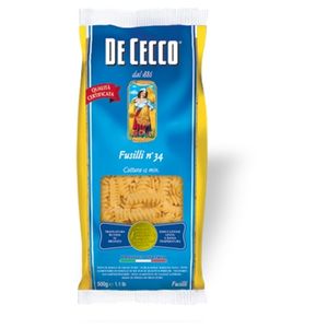 Nudeln Pasta Fusilli n° 34 5 x 500 gr. - De Cecco